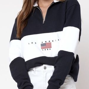 Brandy Melville Los Angeles Quarterzip